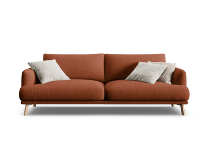Naomi Sofa — Brick / 3 Seats