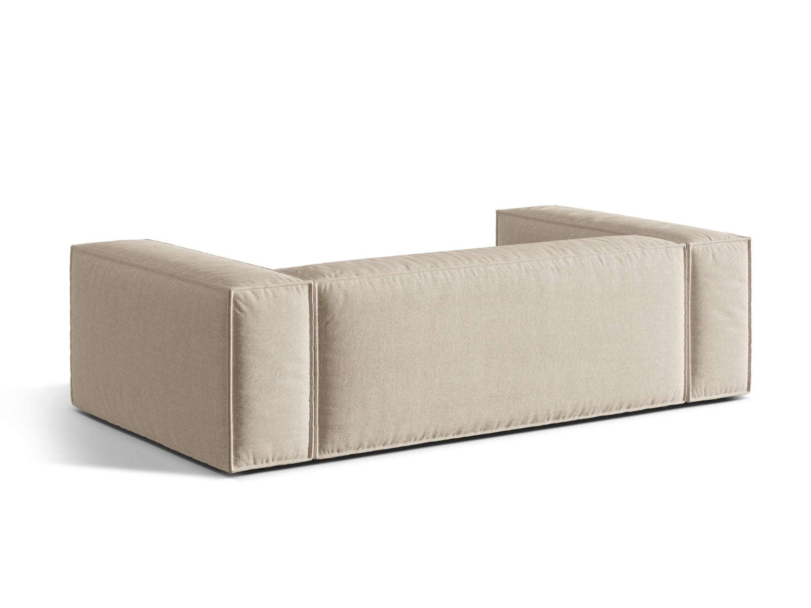 Sofa Strukturstoff Beige Nuria — Maße und Details