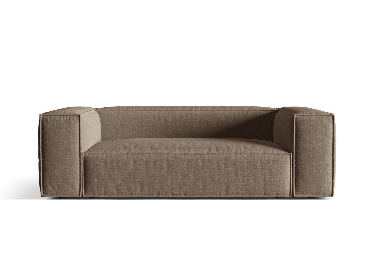 Nuria Sofa, 3 Seats, 210x110 cm — Cappuccino