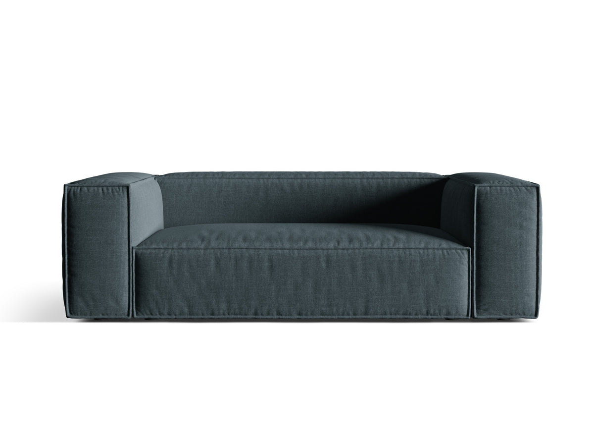 Nuria Sofa, 3 Seats, 210x110 cm — Deep Petrol