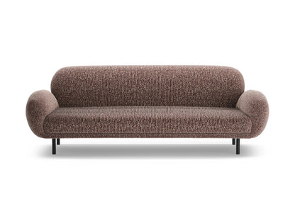 Sofa Chenille Braun Poppy — Wohnbeispiel