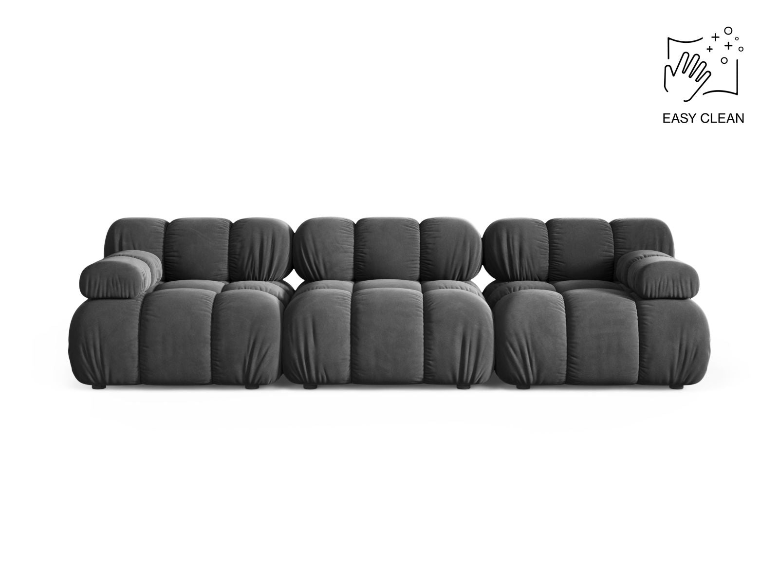 Bellis Modular Sofa, 3 Seats, 282x94 cm — Grey