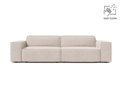 Sofa Samt Beige Jodie — Light Beige