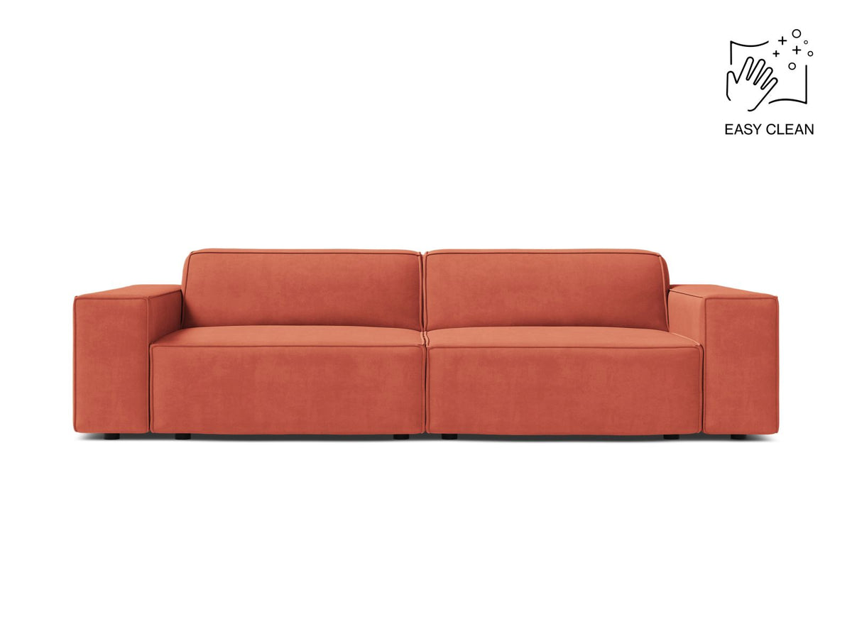 Jodie Modular Sofa, 3 Seats, 204x99 cm — Coral