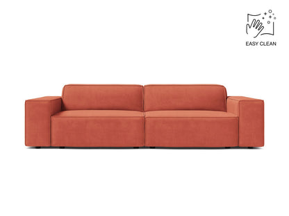 Sofa Samt Beige Jodie — Coral