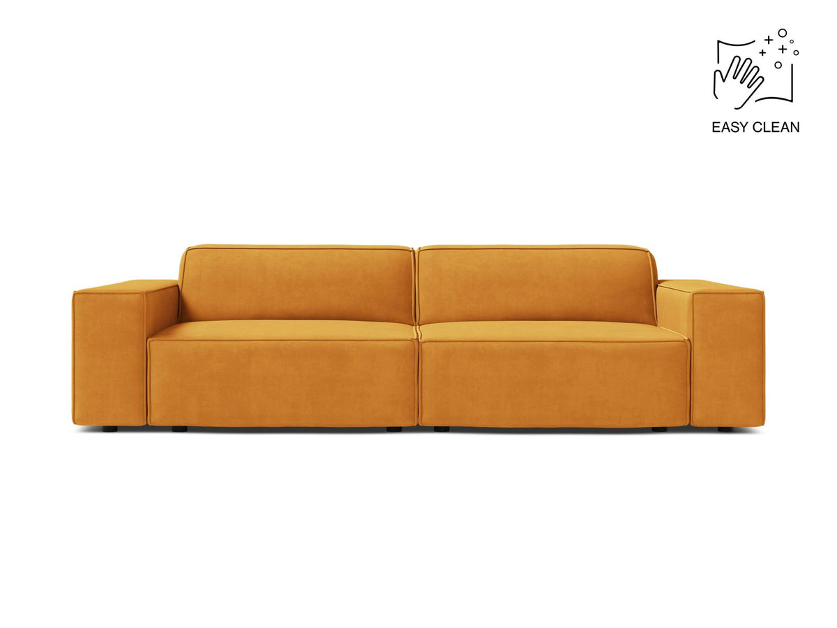 Jodie Modular Sofa, 3 Seats, 204x99 cm — Yellow