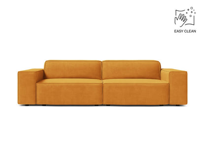 Sofa Samt Beige Jodie — Yellow