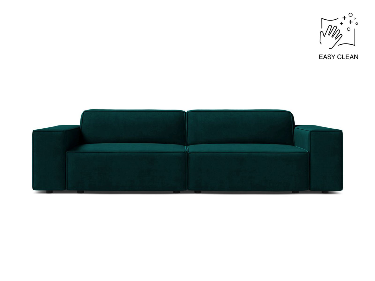 Jodie Modular Sofa, 3 Seats, 204x99 cm — Deep Petrol