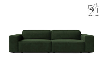 Sofa Samt Beige Jodie — Bottle Green