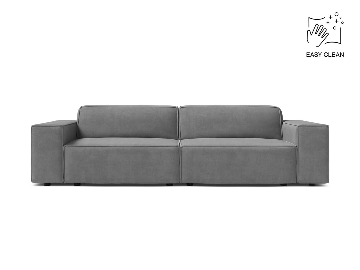 Jodie Modular Sofa, 3 Seats, 204x99 cm — Light Grey