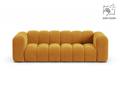 Sofa Samt Beige Lupine — Yellow
