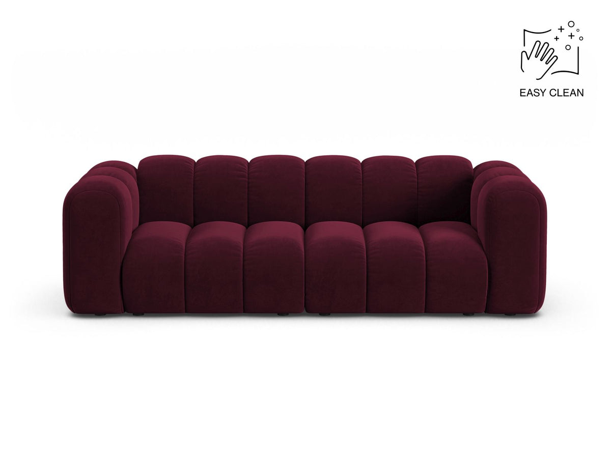 Lupine Modular Sofa, 3 Seats, 230x95 cm — Burgundy