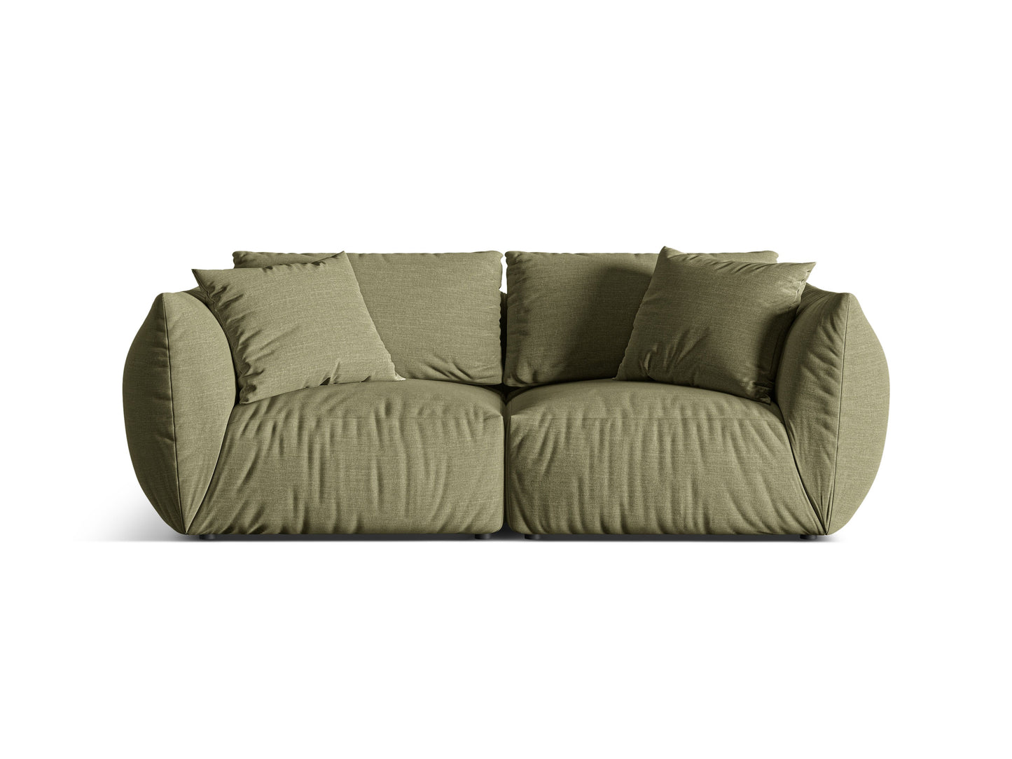 Sofa Strukturstoff Light Green Chris — Light Green