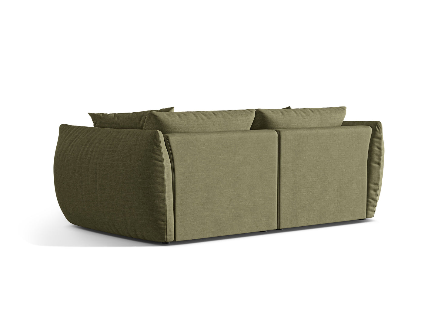 Sofa Strukturstoff Light Green Chris — Maße und Details