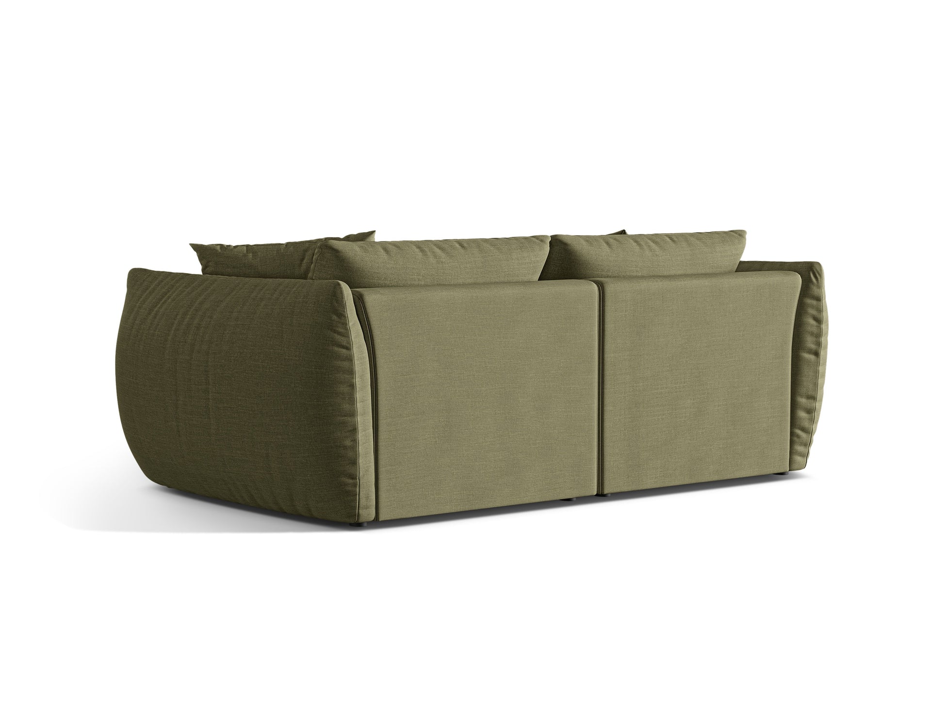 Sofa Strukturstoff Light Green Chris — Maße und Details