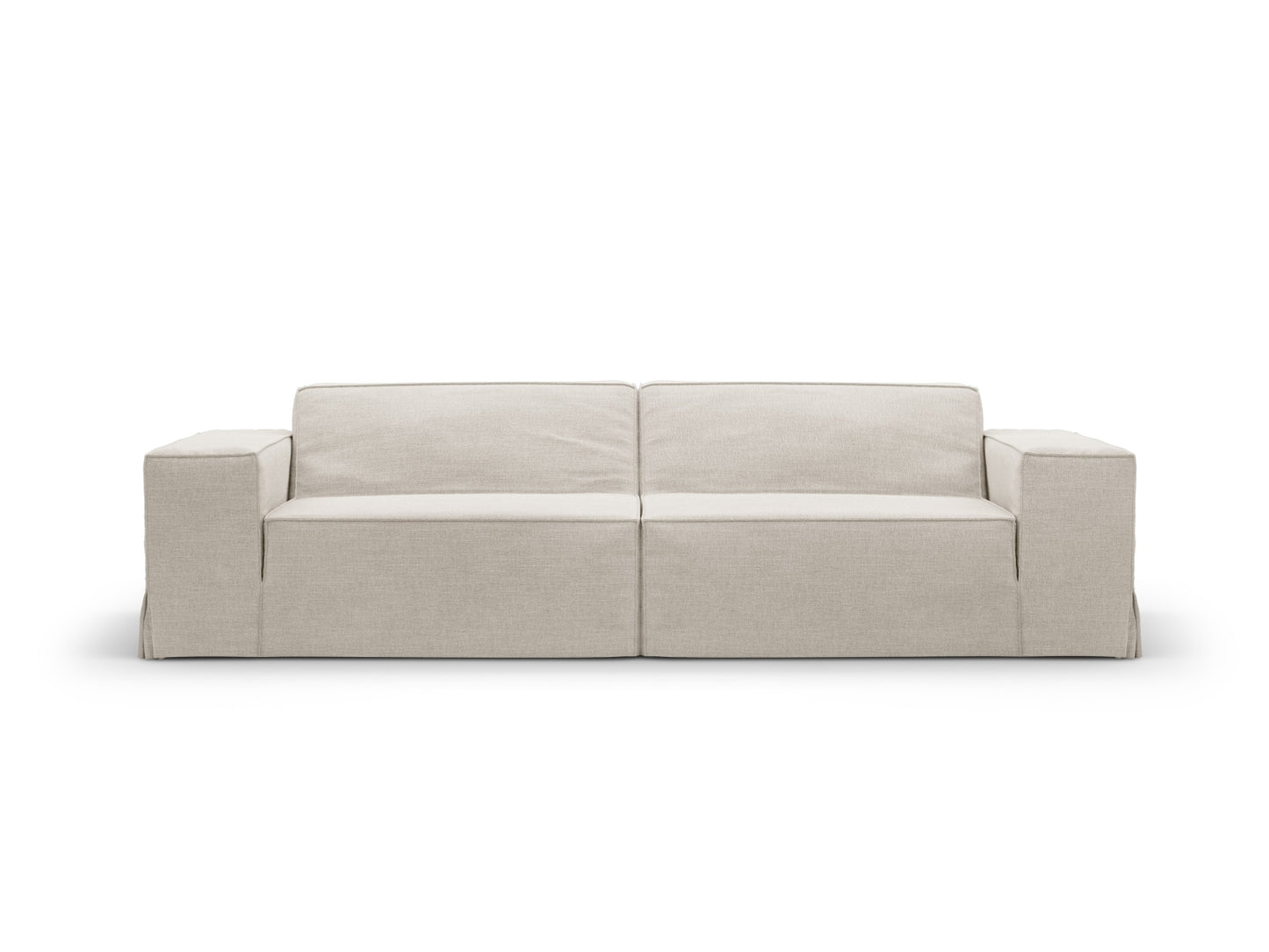 Sofa Strukturstoff Beige Jodie — Natural