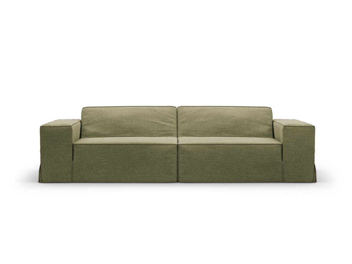 Jodie Modular Sofa, 3 Seats, 204x99 cm — Light Green