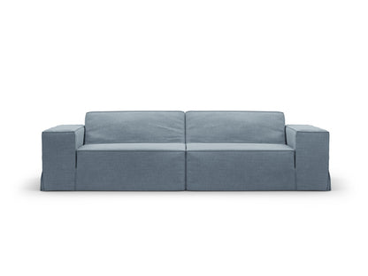 Sofa Strukturstoff Beige Jodie — Muted Blue
