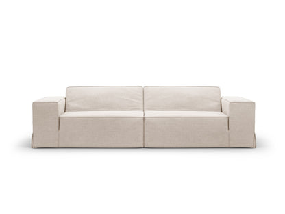 Sofa Strukturstoff Beige Jodie — Beige