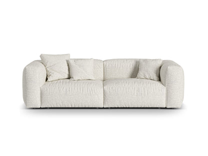 Sofa Bouclé Anthrazit Martina — Grey Beige Melange