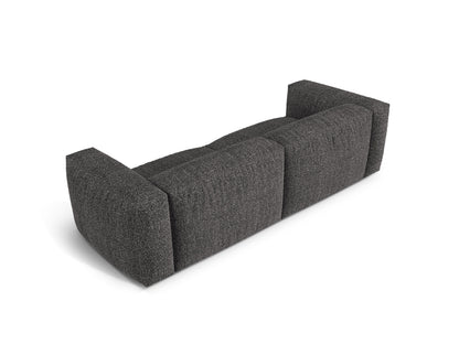 Sofa Bouclé Anthrazit Martina — Maße und Details