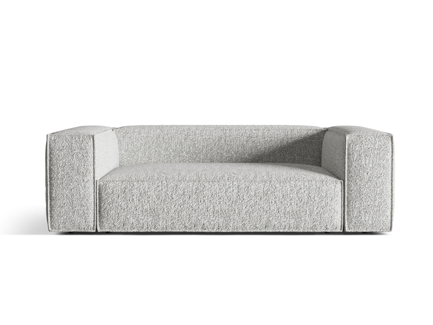 Sofa Bouclé Anthrazit Nuria — Silver