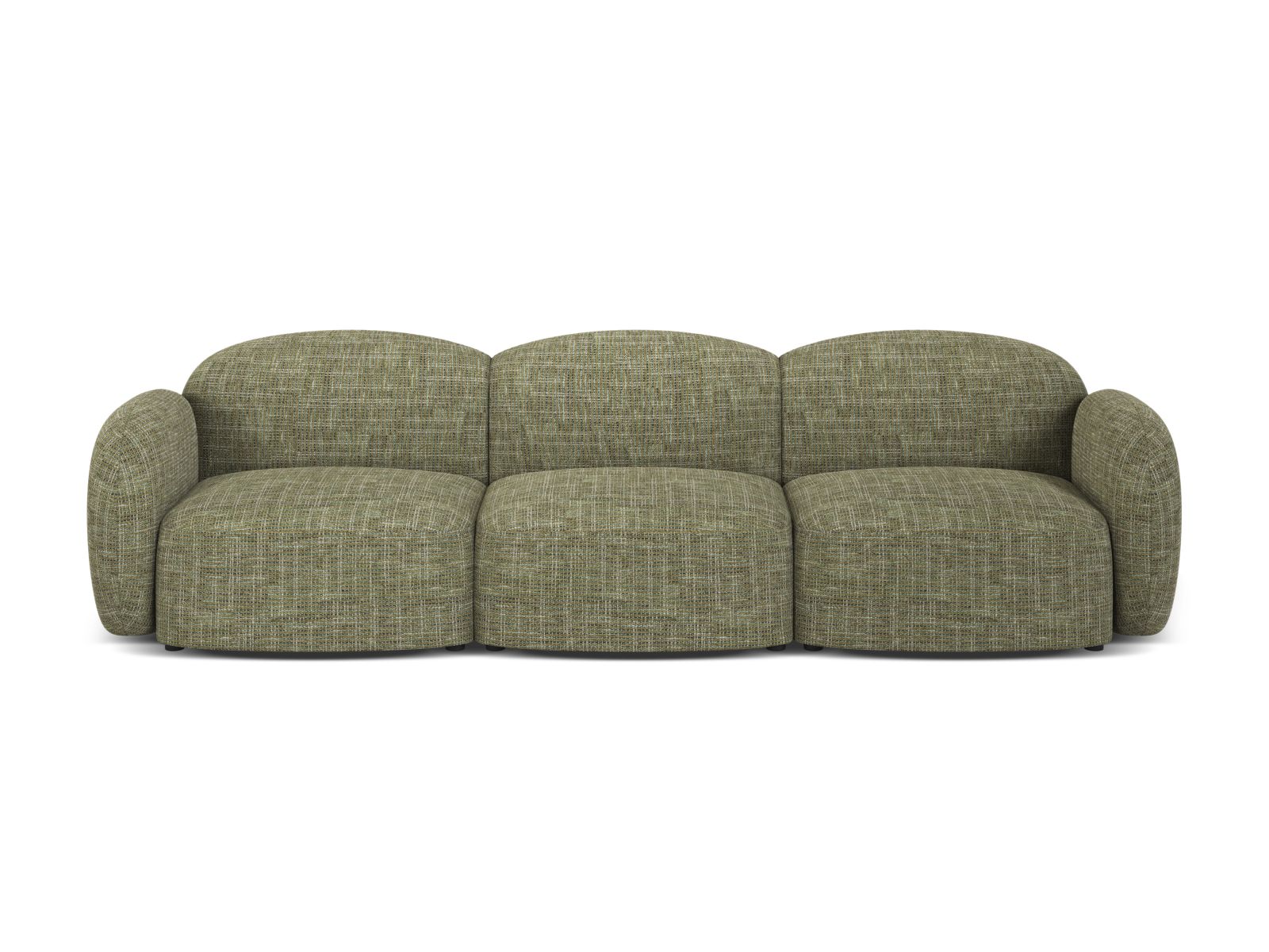 Blair Sofa, 3 Seats, 274x95 cm — Olive