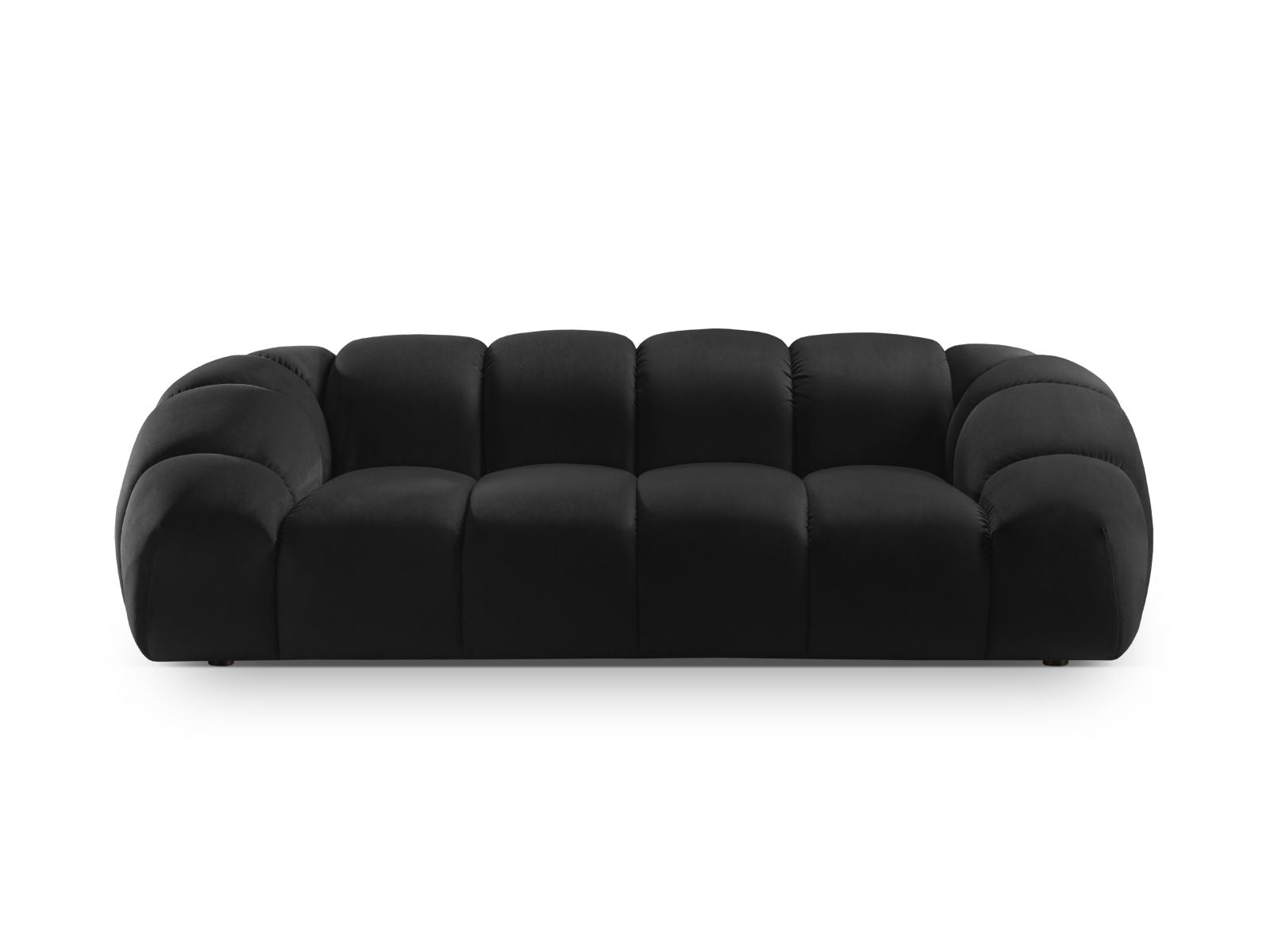 Diana Sofa, 3 Seats, 254x114 cm — Black
