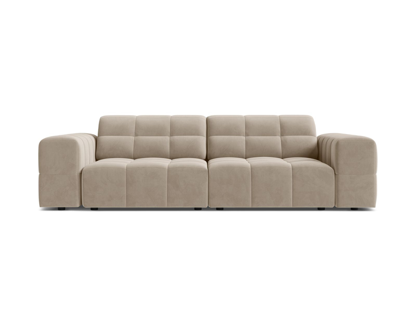 Jennifer Sofa, 3 Seats, 212x102 cm — Dark Beige