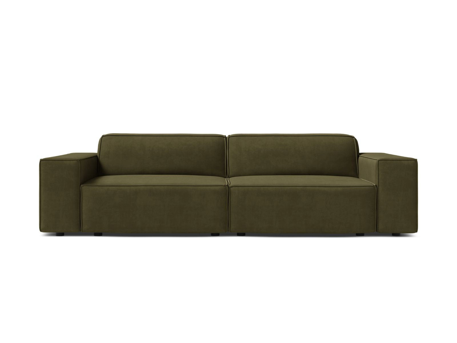 Jodie Modular Sofa, 3 Seats, 204x99 cm — Green
