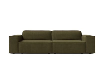 Sofa Samt Schwarz Jodie — Green