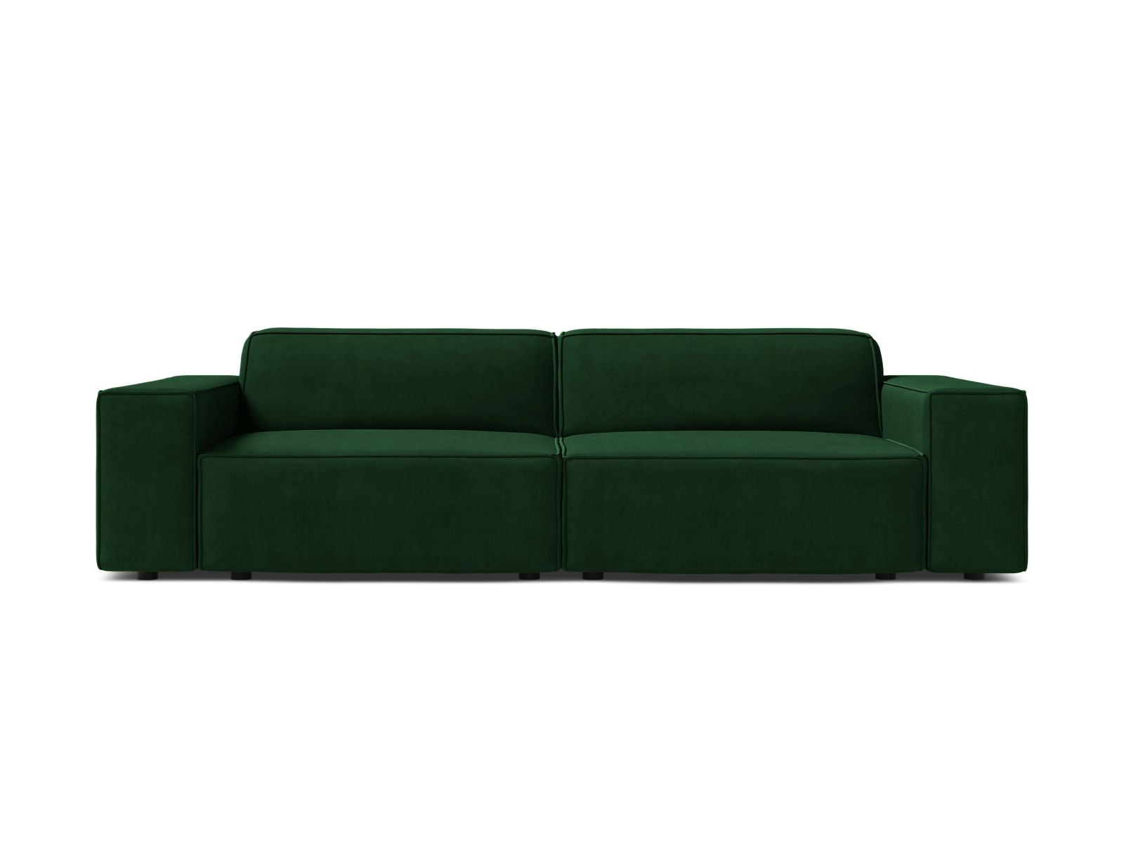 Jodie Modular Sofa, 3 Seats, 204x99 cm — Bottle Green