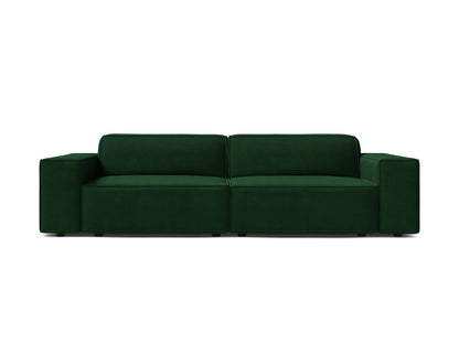 Sofa Samt Schwarz Jodie — Bottle Green