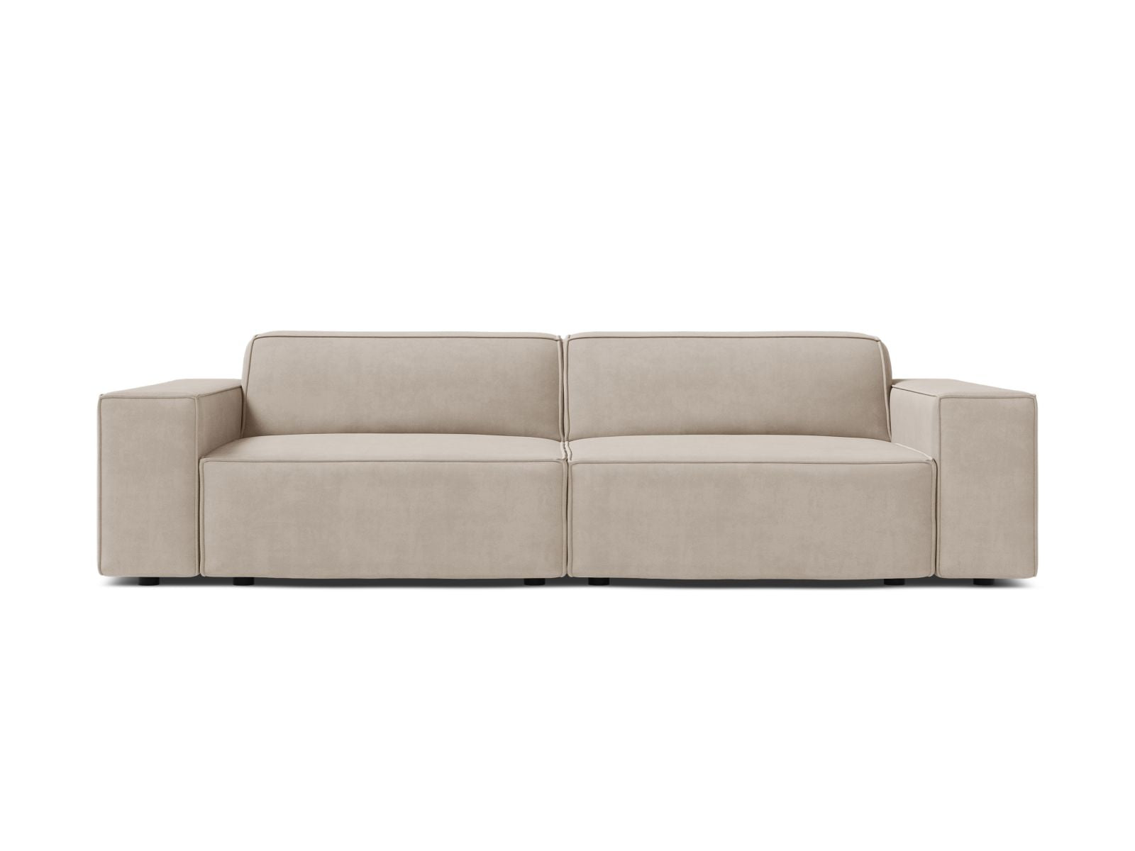 Jodie Modular Sofa, 3 Seats, 204x99 cm — Dark Beige