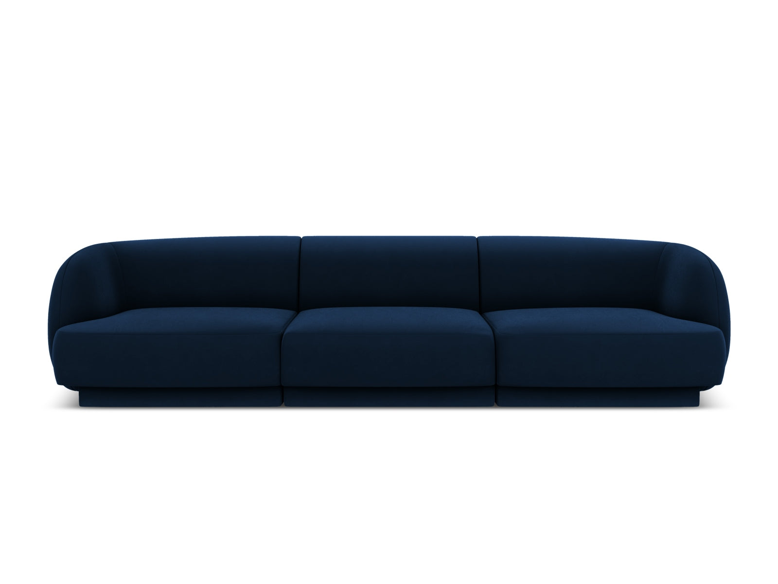 Miley Sofa, 3 Seats, 255x90 cm — Royal Blue