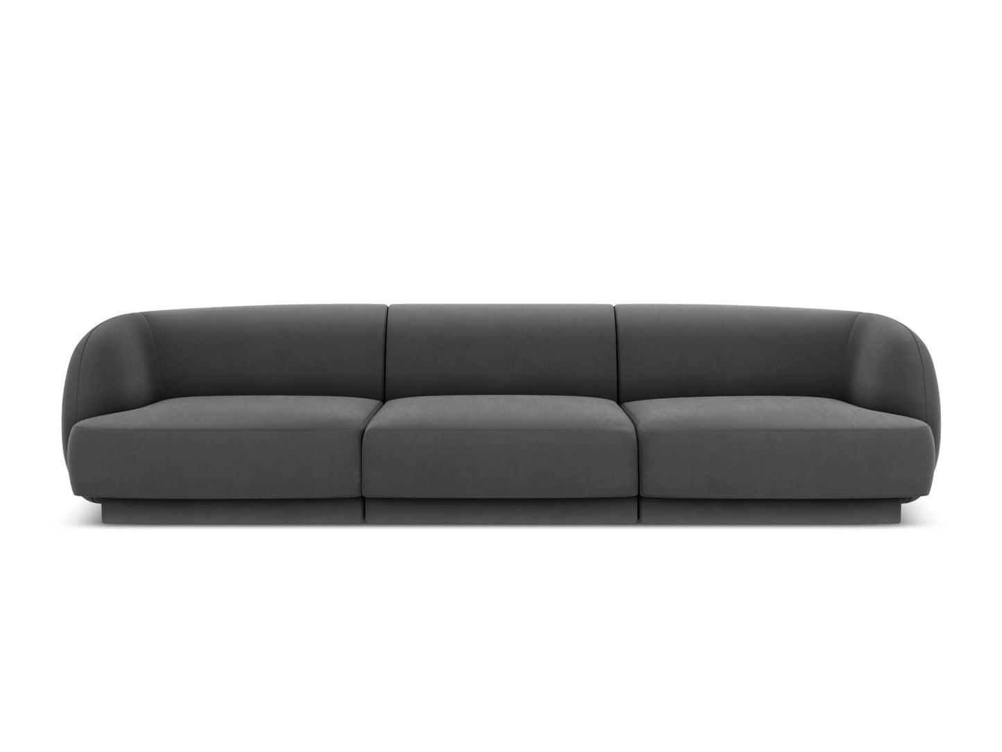 Sofa Samt Schwarz Miley — Green