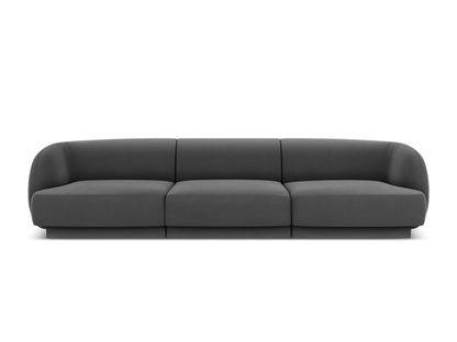 Sofa Samt Schwarz Miley — Green