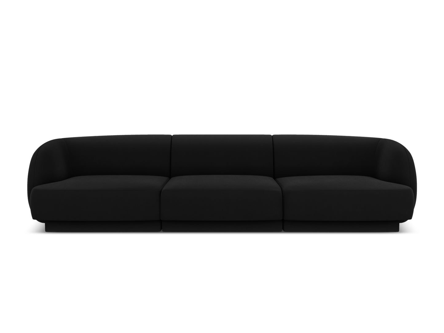Sofa Samt Schwarz Miley — Black