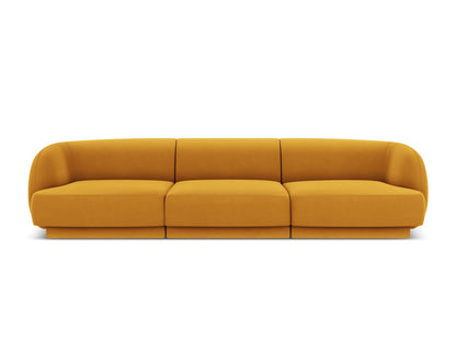 Sofa Samt Schwarz Miley — Royal Blue