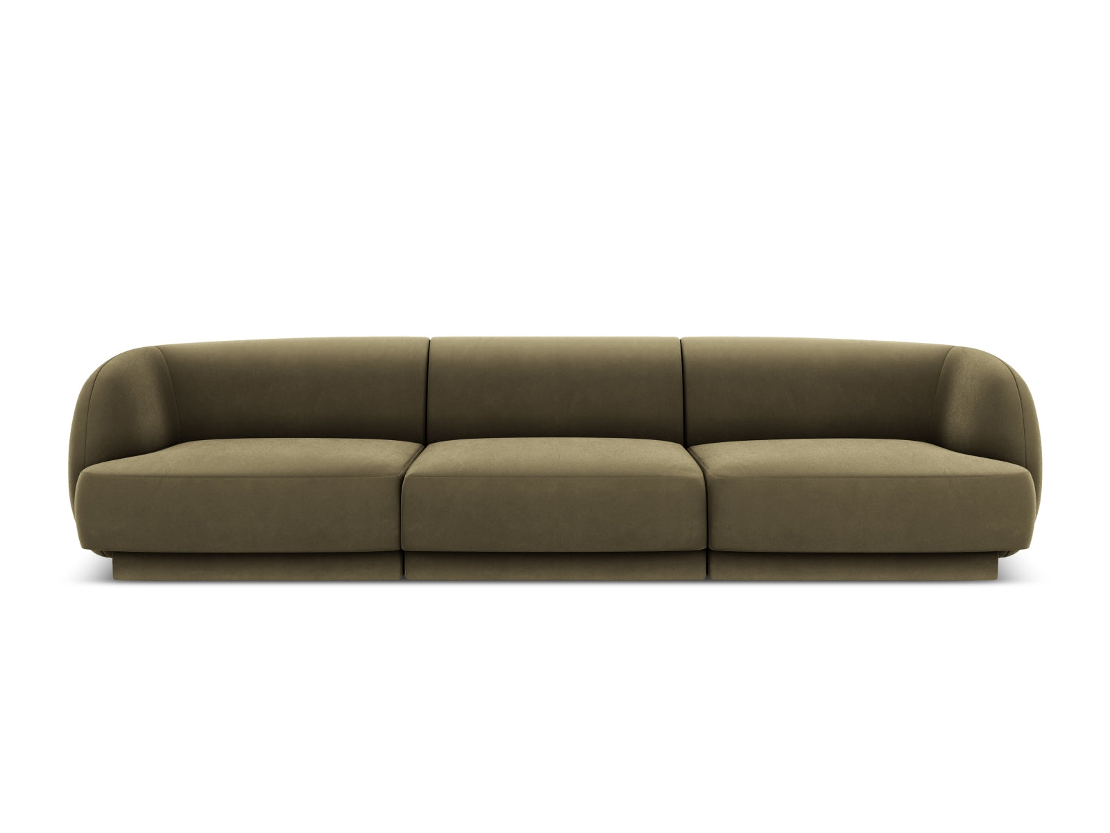 Miley Sofa, 3 Seats, 255x90 cm — Green