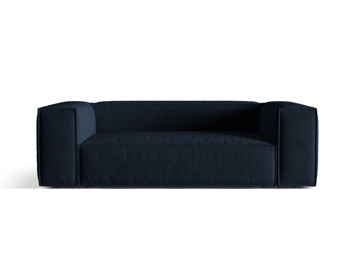 Nuria Sofa, 3 Seats, 210x110 cm — Dark Blue