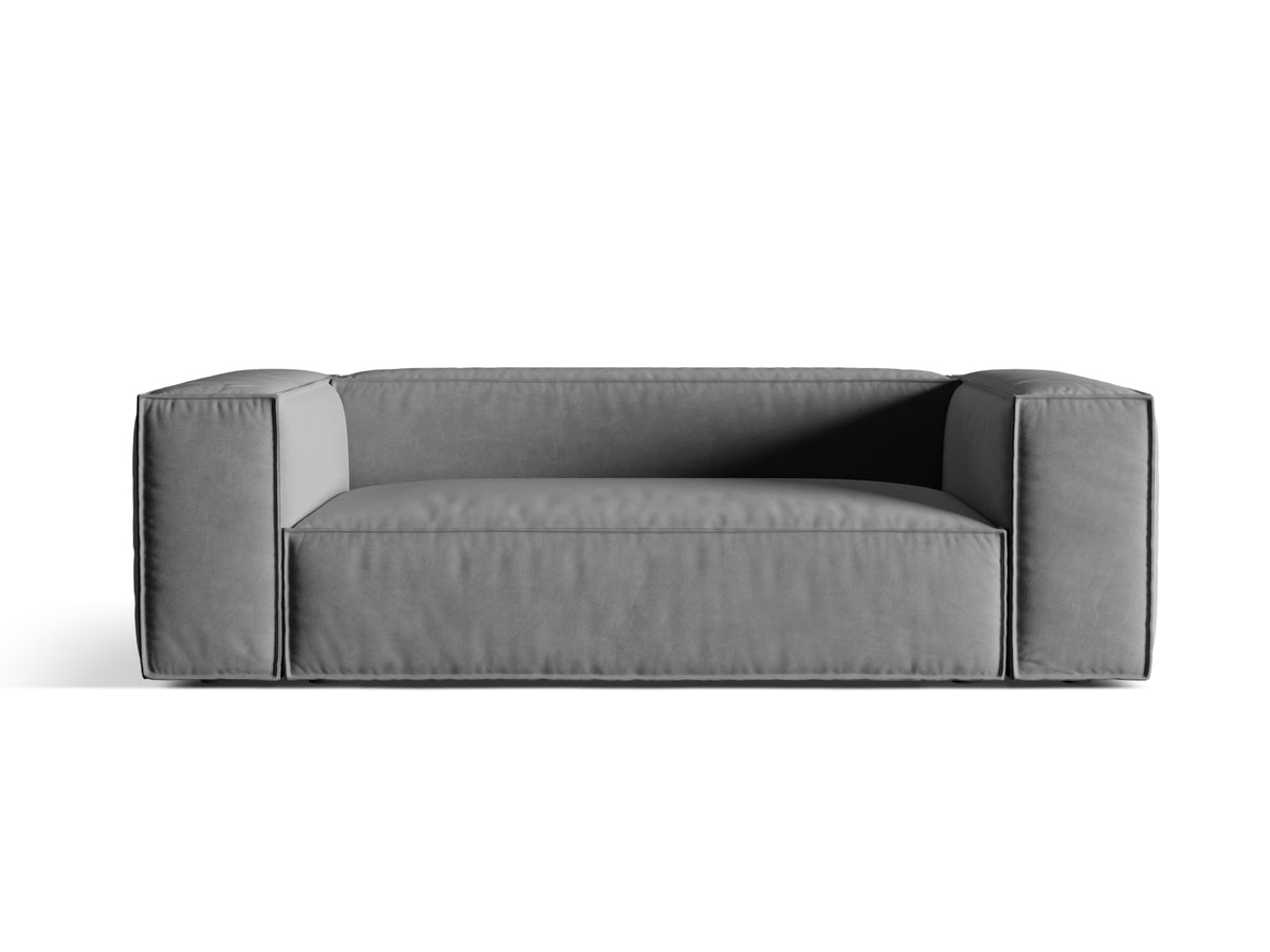 Nuria Sofa, 3 Seats, 210x110 cm — Grey