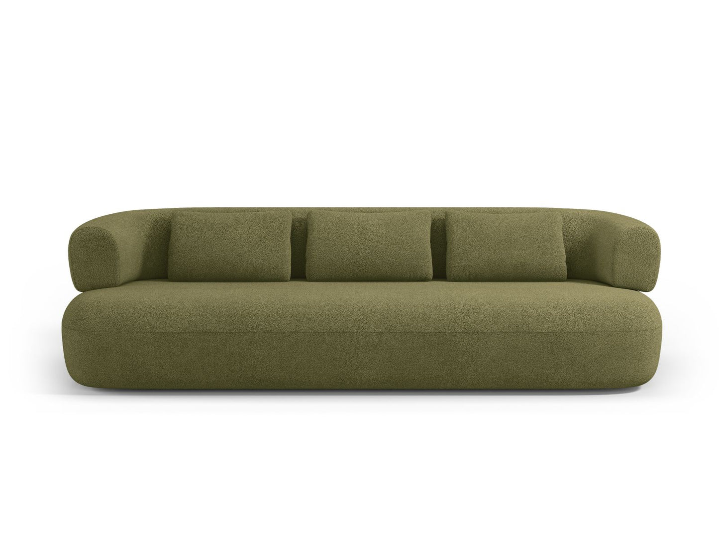 Jenny Sofa, 3 Seats, 200x90 cm — Green