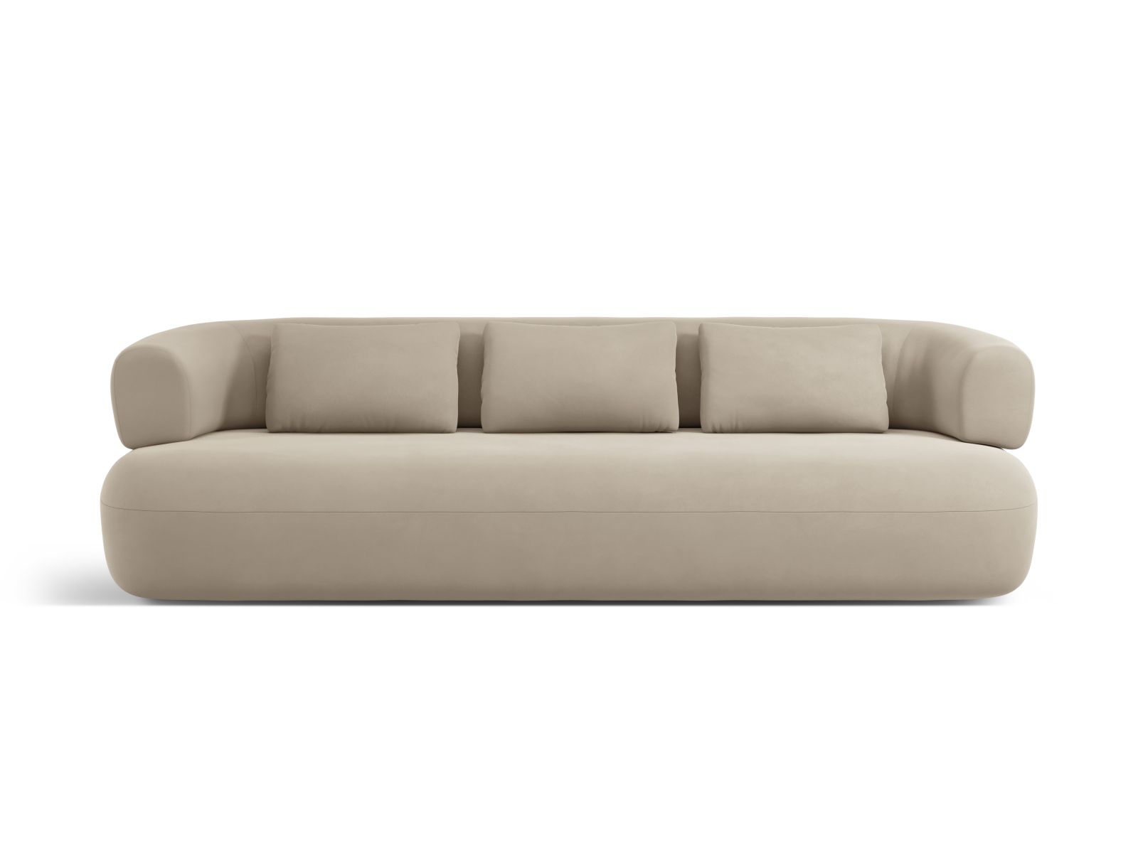Jenny Sofa, 3 Seats, 200x90 cm — Beige