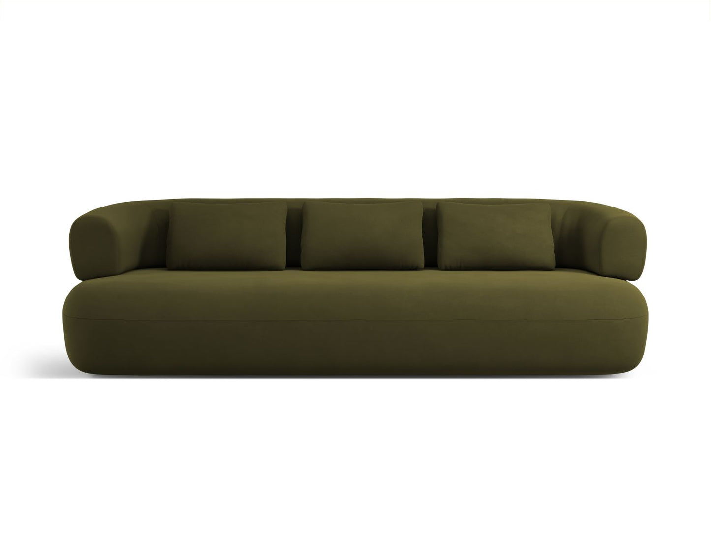 Jenny Sofa, 3 Seats, 200x90 cm — Green