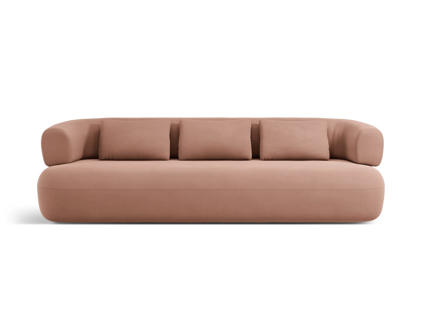 Jenny Sofa, 3 Seats, 200x90 cm — Pink