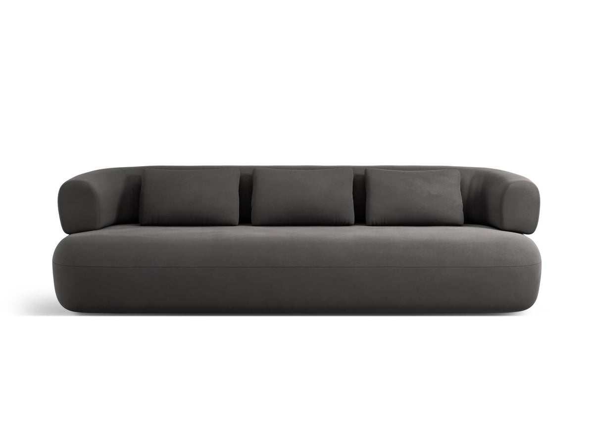 Jenny Sofa, 3 Seats, 200x90 cm — Dark Grey