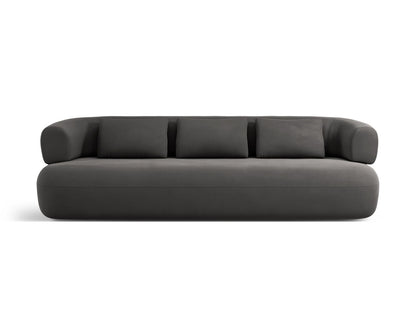 Jenny Sofa, 3 Seats, 200x90 cm — Dark Grey
