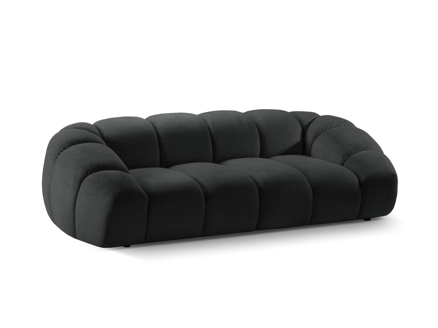 Sofa Strukturstoff Anthrazit Diana — Detailansicht