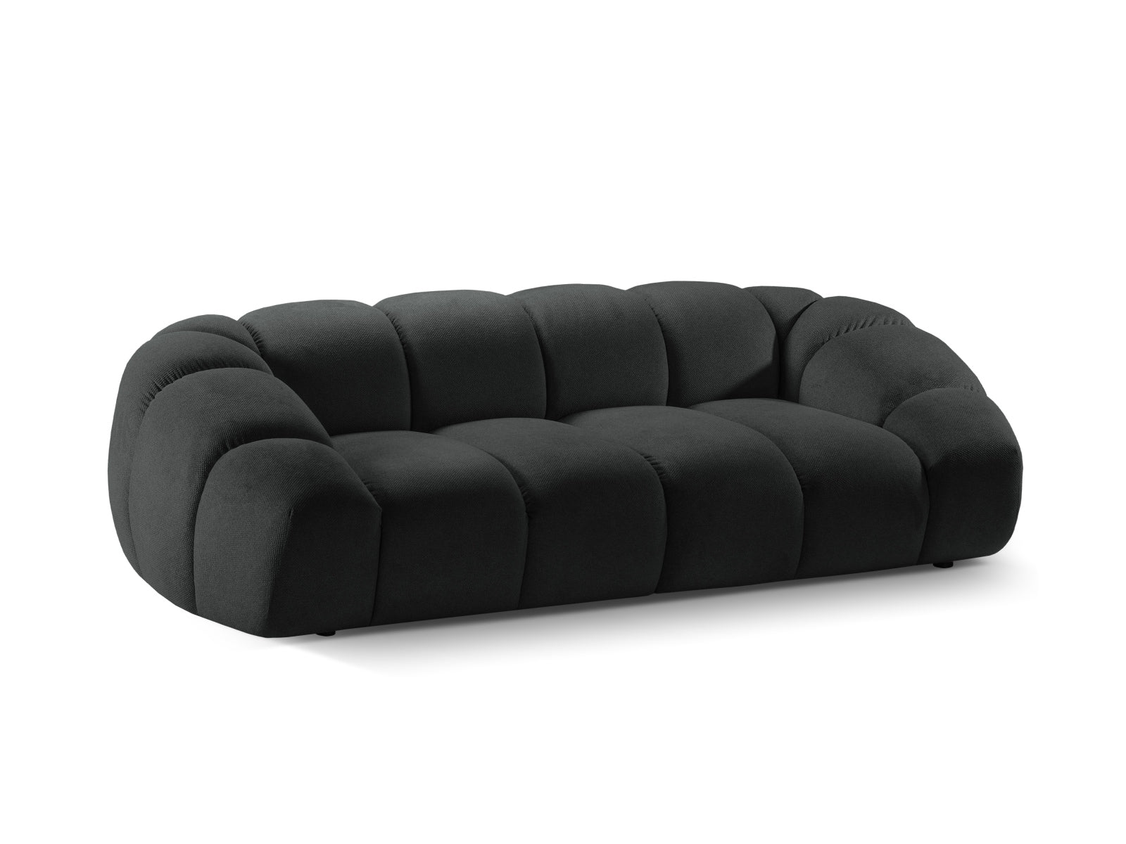 Sofa Strukturstoff Anthrazit Diana — Detailansicht
